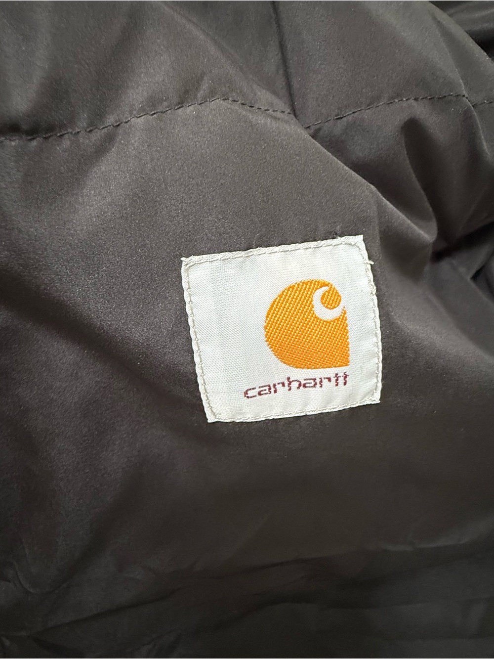 NWT Carhartt Cullen Reversible Black Down puffer Fleece Lined Jacket - Picture 5 of 6